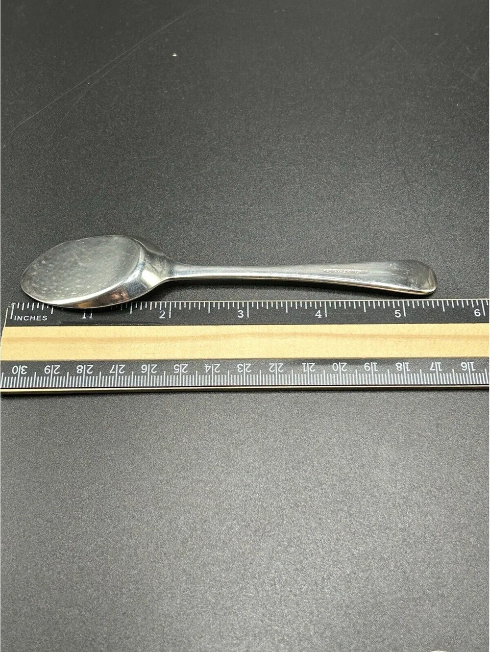 Vintage Set Of 10 Heritage Birmingham Teaspoon Silver Plated Solid Handle 5.5 in